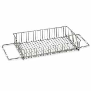 Escurridor de Platos Extensible para Fregadero, Perfil Bajo, Acero Inoxidable 304, Ajustable - Product Image 1