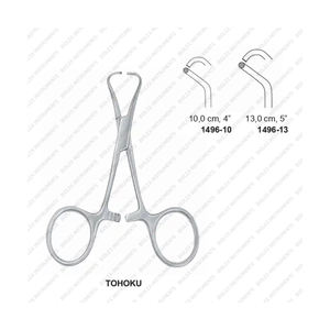 Tohoku คีมหนีบผ้าขนหนูสแตนเลสสตีลขนาด11ซม. จากเยอรมันได้รับการรับรองมาตรฐาน ISO 13485ที่หนีบผ้าผ่าตัด - Product Image 1