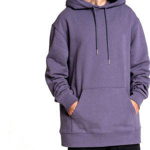 Heavyweight Pullover Sweatshirt Custom Logo <b>Hoodie</b> Digital Printing <b>Oversized</b> <b>Long</b> Winter Solid Hooded Sweatshirt For Men - Product Image 4