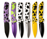Couteau pliant EDC multifonctionnel G10 avec lame en acier 3Cr13 pour le camping, la randonnée et les activités de plein air