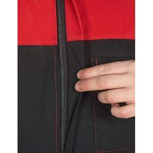 CBF Balducci Group S.p.A. Overol de Trabajo Resistente con Múltiples Bolsillos, Elegante en Negro/Rojo, Ropa de Trabajo Versátil, 65% Poliéster, 35% Algodón - Product Image 4