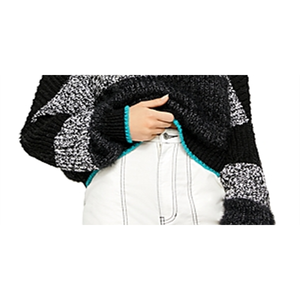 Maglione Unisex a Maniche Lunghe Free People Taglia XS Nero, T-Shirt per il Tempo Libero, Top Casual Free People - Product Image 3