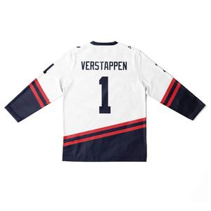 High Performance Custom Adult Ice Hockey Jerseys Breathable Quick Dry <b>Fabric</b> Wholesale Supply - Product Image 6