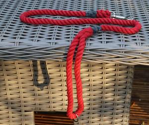 Laisse pour chien en coton artisanal avec plomb en coton doux pour chiens - Product Image 1