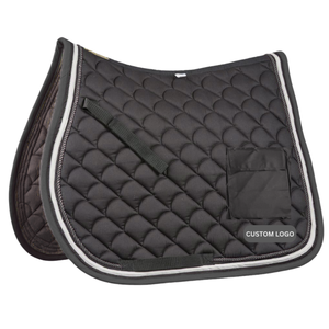 Tapis de selle pour cheval amortissant les chocs avec poche, vente en gros, fabricant sur mesure pour une équitation axée sur le confort - Product Image 1