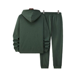 Ensemble de survêtement en molleton pour hommes Two Tune Men, vente en gros, logo personnalisé, jogging, ensemble de survêtement pour femmes, taille plus, 100% coton - Product Image 3