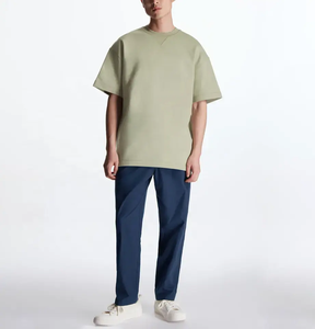 OEM 2024 Custom <b>Men's</b> <b>T</b> <b>Shirt</b> High Quality 100% Cotton Luxury Heavy Weight 260 Grams Vintage Drop Shoulder Oversized Design - Product Image 2