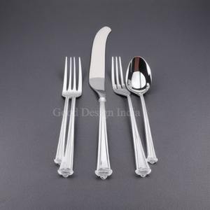 2025 couverts en acier miroir ensemble de couverts argenterie ensemble de couverts 24pc Style classique solide inoxydable mariage durable élégant - Product Image 1