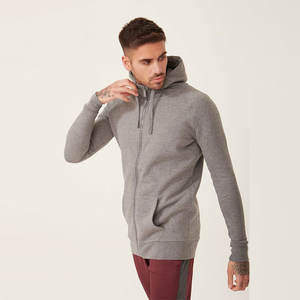 Sweat à capuche pour homme en coton épais, coupe oversize, avec impression en relief, personnalisable, de luxe, pour l'hiver, teint uni, imperméable - Product Image 2