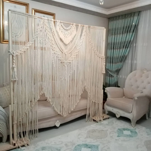 Arco de Macramé para Boda y Decoración de Pared/Puerta, Hermoso Macramé Hecho a Mano para Tu Día Especial - Product Image 2