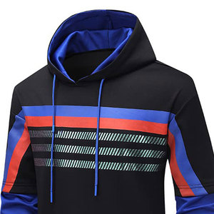 Best Quality Top Men's Casual Winter Fitness Clothing Thick Cotton Fleece Warm Breathable Tracksuits <b>Set</b> Printed Techniques - Product Image 5