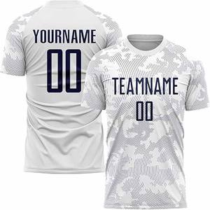 Ensemble complet personnalisé d'uniformes d'équipe de football professionnel maillot de football respirant avec numéro de nom de joueur vêtements de football personnalisés - Product Image 5