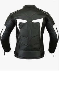 Cuero de vaca con paneles samtex de cuatro vías con Protector aprobado por la CE Recién llegado Real 100% chaquetas de motocicleta de cuero genuino - Product Image 3