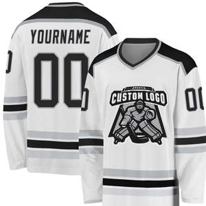 Nouveau design 2026 – Maillot de hockey sur glace multicolore pour homme, 100 % polyester, col montant, coupe oversize, ensemble uniforme d'équipe - Product Image 5