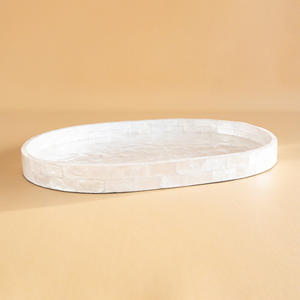Bandejas para servir Beauty MOP, bandeja de nácar de alta calidad, Decoración de mesa y regalos hechos a mano - Product Image 3