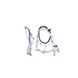 Brida para Caballo de Cuero Premium con Hebillas Ajustables |   Corona y Muserola Acolchadas Suaves |   Equipo Ecuestre Resistente para Montar y Entrenar - Product Image 1