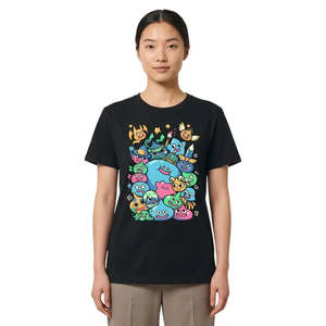 T-shirt Dragon Quest Slime Fitness en jersey 100% coton, poids du tissu 220g, impression DTG personnalisée - Product Image 3