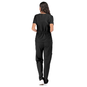 Conjunto de Uniformes Quirúrgicos Unisex Personalizados, Tela de Lona de Algodón y Poliéster, Detección de Agujas, Fusión sin Costuras, Uniformes de Hospital - Product Image 6