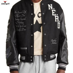 Top Trending Chaqueta bordada Varsity Jacket Custom Winter College Chaqueta de béisbol para hombres - Product Image 2