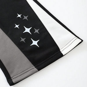 Pantalon de survêtement évasé personnalisé pour homme, 100% coton, coupe décontractée, coupe large, poches latérales, coupe jogger, coupe-vent et respirant - Product Image 5