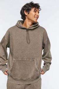 Algodón logotipo personalizado impreso en blanco hombres peso pesado gota hombro Sudadera con capucha Color sólido 400gms pesado lavado Sudadera con capucha hombres sueltos - Product Image 6