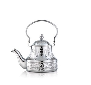 Théière luxueuse en métal brillant couleur personnalisée décorative à la main en gros Dallah dessus de table cafetière en métal abordable - Product Image 6