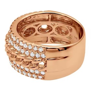 Anillo de lujo superventas diseño clásico Hip Hop cubano 925 plata esterlina Iced Out LGD VVS Moissanite anillo de diamante para hombres - Product Image 5