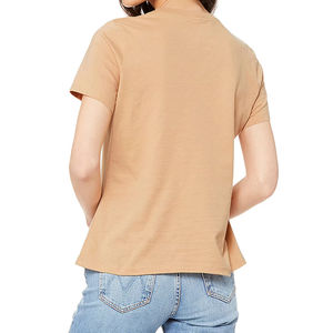 Camisetas de manga corta informales para mujer, camisetas ajustadas sólidas de alta calidad para mujer, camisetas personalizadas de Material de alta calidad para mujer - Product Image 5