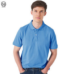 100% PK-coton tissu personnalisé hommes pour polos tricoté motif solide dans différents modèles et couleurs - Product Image 6