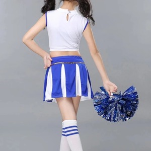 Uniformes de Animadora para Mujer Adulta, Conjunto de Dos Piezas, Impermeable, Resistente al Viento, de Spandex y Algodón, para Baile al Aire Libre - Product Image 5