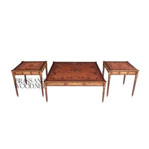 Juego de Mesa de Madera con Incrustaciones de Lujo - Product Image 1