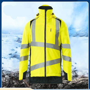 Multi Pocket Safety Jackets With <b>Reflective</b> <b>Tapes</b> For Construction And Surveying Professionals Windproof Safety Jacket - Product Image 3
