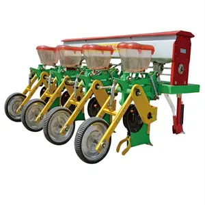 We Are Best Suppliers Of High Quality Tractor Maize Corn Fertilizer 4 Roll Seeder Corn Planter Machine Available Now Online