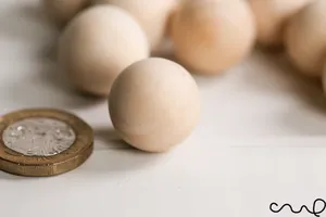 ลูกบอลไม้ paulownia ลูกบอลไม้ที่ยังไม่เสร็จสำหรับตกแต่งบ้านและสำนักงาน - Product Image 4