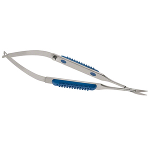 Microtijeras curvas de 120mm de alta calidad, manual de acero inoxidable, tamaños personalizados, precio certificado CE - Product Image 2