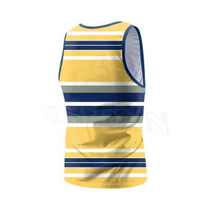 Camiseta sin mangas recién llegada para hombre, chaleco transpirable de color sólido con tops de tamaño personalizado - Product Image 6