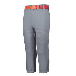Vêtements de sport à quantité minimale de commande bas Pantalon de baseball confortable Taille personnalisée Pantalon de baseball pour jeunes Fabriqué au Pakistan - Product Image 1