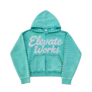 Sweat-shirts à capuche pour hommes, décontractés, en coton 100% tissé, avec logo et design personnalisés, écologiques, respirants et à séchage rapide, pour adultes - Product Image 1