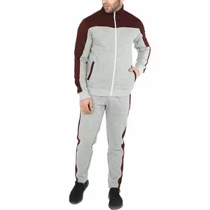 Survêtement en coton et polyester pour homme, ensemble de jogging 2 pièces, survêtement slim, pull de haute qualité, survêtement - Product Image 1