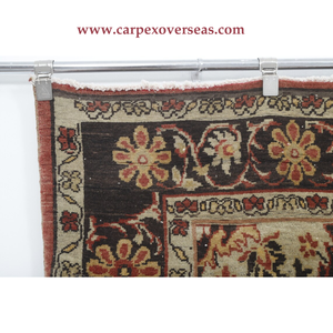 Alfombra tejida de algodón naranja natural de alta calidad para decoración del hogar y uso al aire libre, compatible con mascotas y reversible - Product Image 2