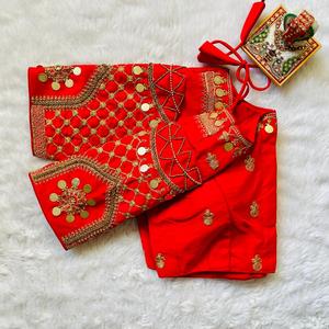 Modern Phantom Silk Khatli Work Saree Calidad óptima Codificación pesada Zari Work Moda Tradicional Fiesta Desgaste Bodas - Product Image 4