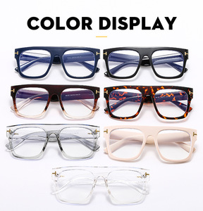 Kính mắt thời trang nam nữ cỡ lớn hình vuông cao cấp 2025, chống bức xạ, ngăn ánh sáng xanh, có thể đeo kính thuốc - Product Image 6