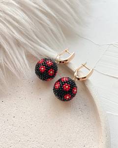 Pendientes de cuentas bohemias con flecos en cascada Andy de diseño turquesa, regalo de joyería único - Product Image 6