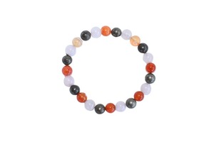 Pulseras de Feng Shui con Cristales de Sodalita, Angelita y Calcedonia de 8mm, Combinación Hermosa de Chakra del Tercer Ojo de Tauro, Venta al por Mayor - Product Image 2
