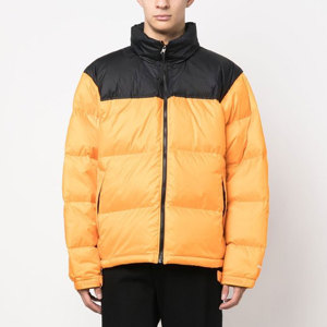 2025 hommes léger matelassé doudoune hiver chaud bulle manteau avec capuche à manches longues couleur bloc rembourré veste pour hommes - Product Image 4