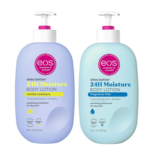 Crème hydratante pour le corps EOS Vegan Shea Better Body Lotion Creme De Pistachio, hydratation 24h, gel, soin de la peau, massage, 16 fl oz - Product Image 1