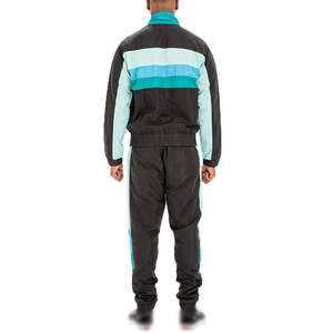 Conjunto de chándal cortavientos liso de nailon personalizado para hombre, ropa de entrenamiento a prueba de viento, chándal para hombre - Product Image 5