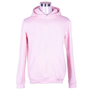 Sudadera de lana de algodón de alta calidad OEM para mujer, jersey de manga larga de gran tamaño, Sudadera con capucha, patrón sólido, bolsillo, tejido informal - Product Image 6