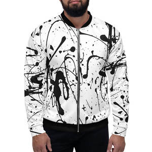 Blouson d'aviateur en sublimation à manches longues et de couleur unie pour hommes en vente en gros Blouson d'aviateur imperméable et personnalisé au design nouveau - Product Image 1