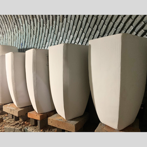 Urne en céramique émaillée résistante au gel, fabriquée à la main, écologique, durable, avec trou de drainage, personnalisable, pour jardin extérieur, maison - Product Image 5